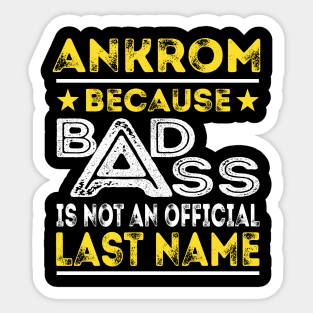 ANKROM Sticker